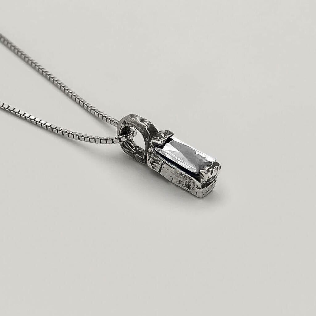 Pingente Crescer Zircônia - Prata 925