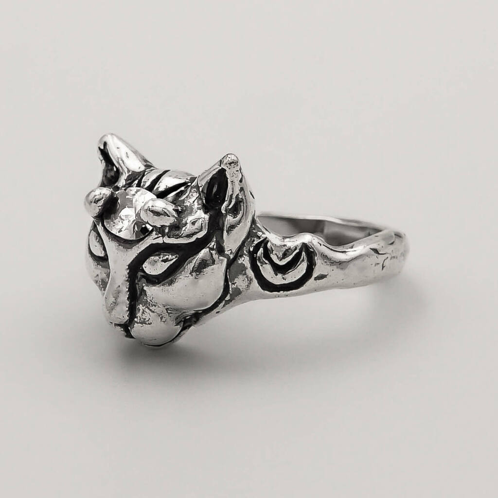 Anel Felina Zircônia - Prata 925