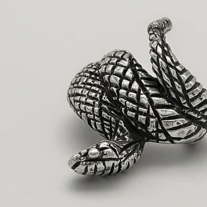 Ear Cuff Vibor - Prata 925