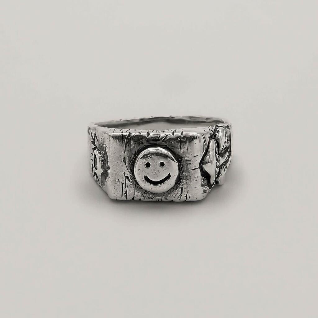 Anel Sorriso do Louco - Prata 925