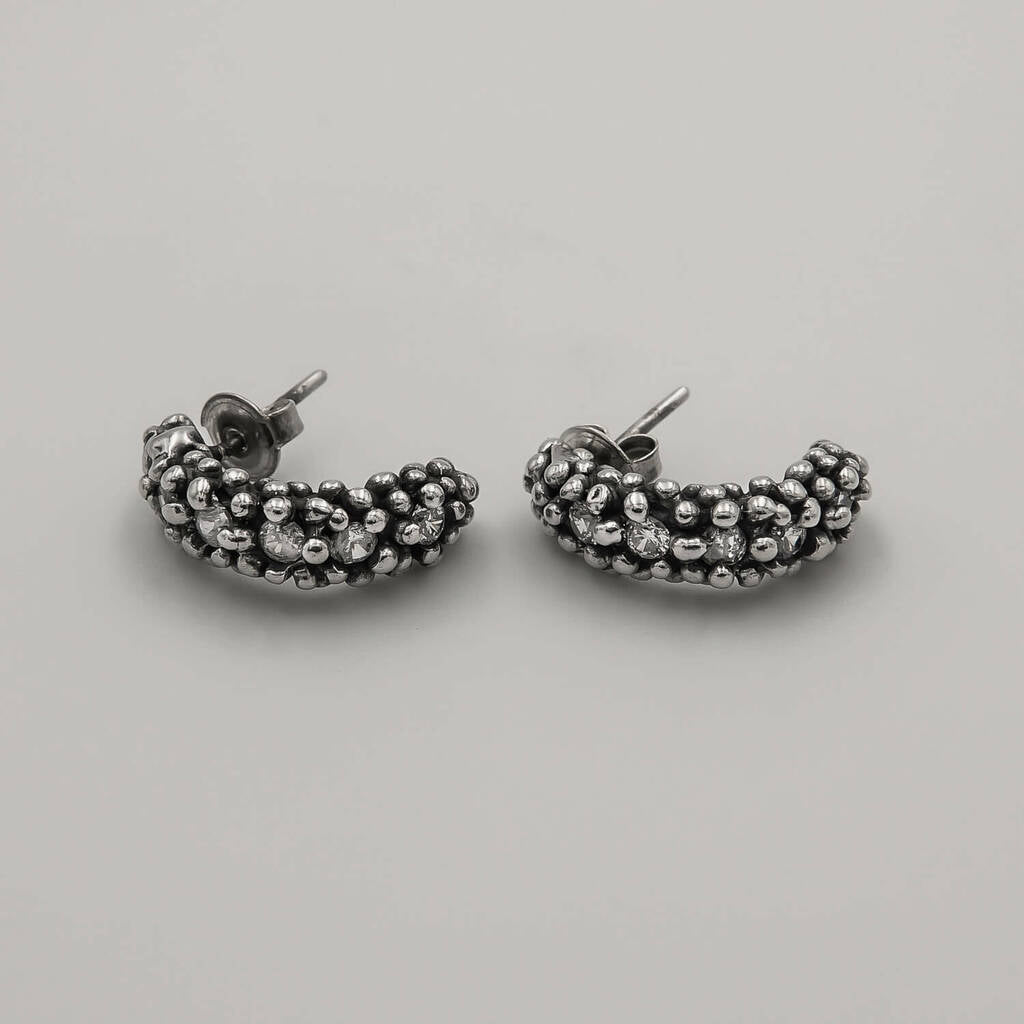Mix Anel e Brinco Ilumina Zircônia - Prata 925