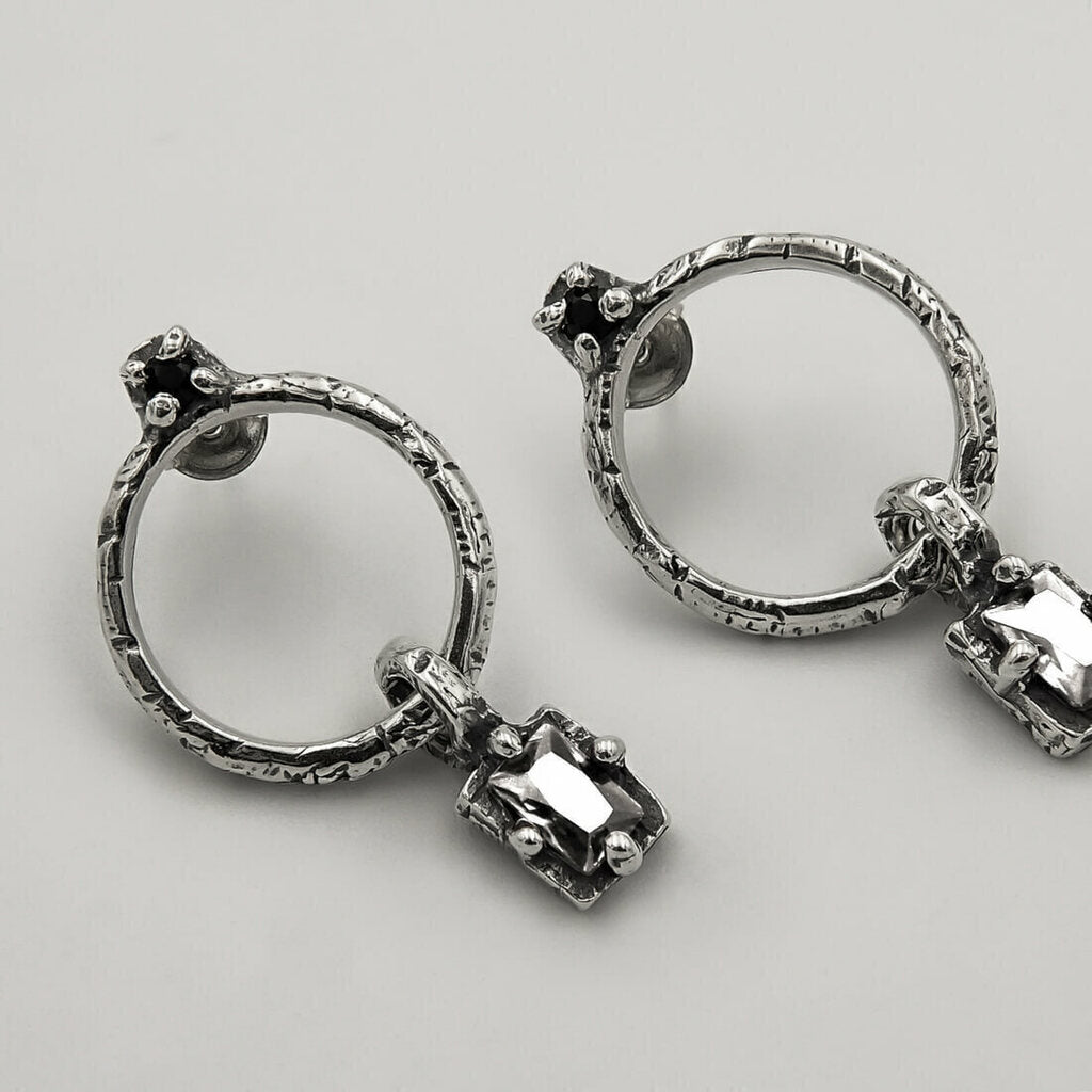 Par Brinco Relic Zircônia - Prata 925