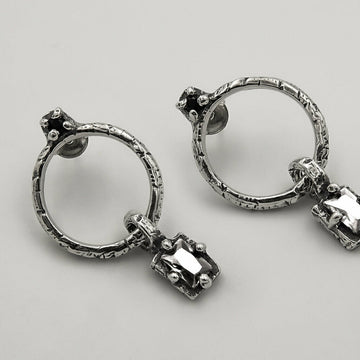 Par Brinco Relic Zircônia - Prata 925