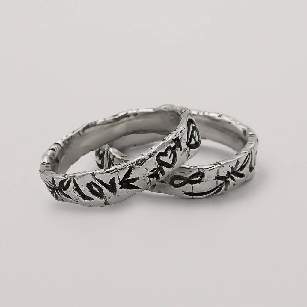 Par Alianças My Love com Estojo Especial - Prata 925