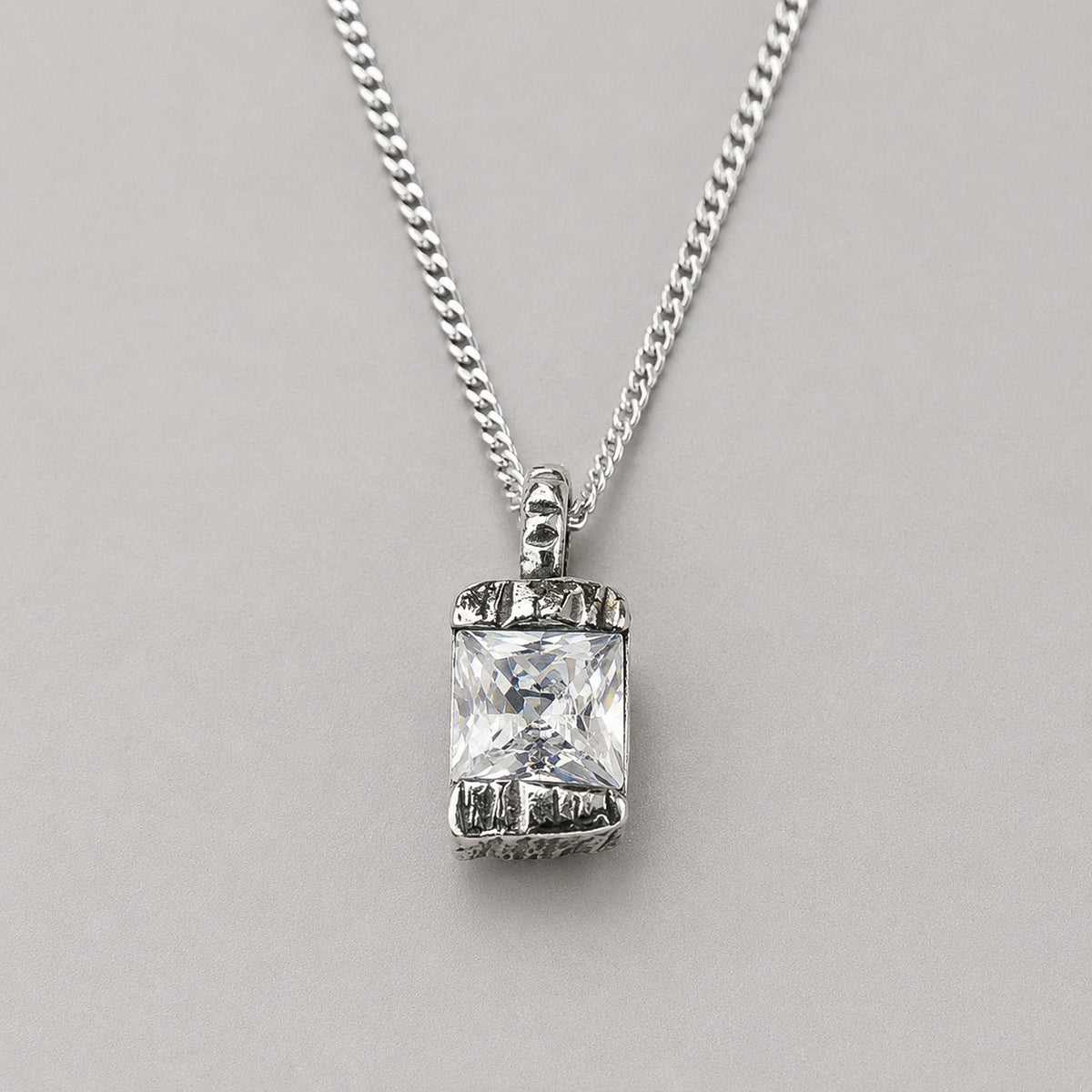 Pingente Vicious Zircônia - Prata 925