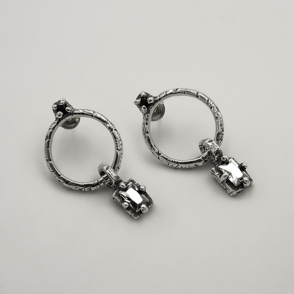 Par Brinco Relic Zircônia - Prata 925