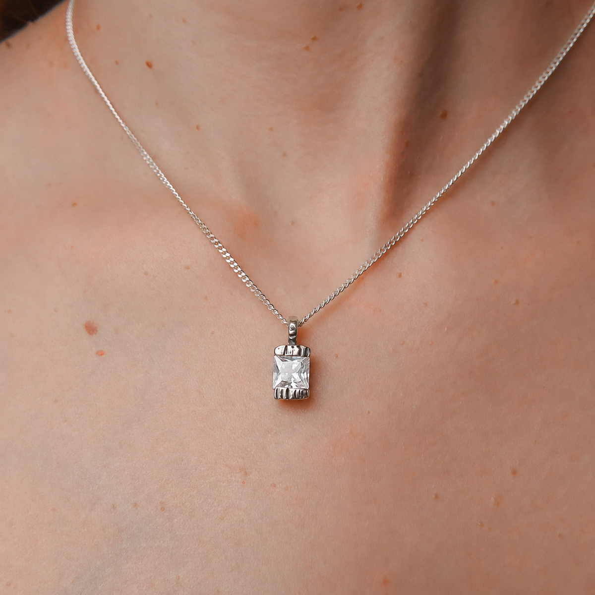 Pingente Vicious Zircônia - Prata 925