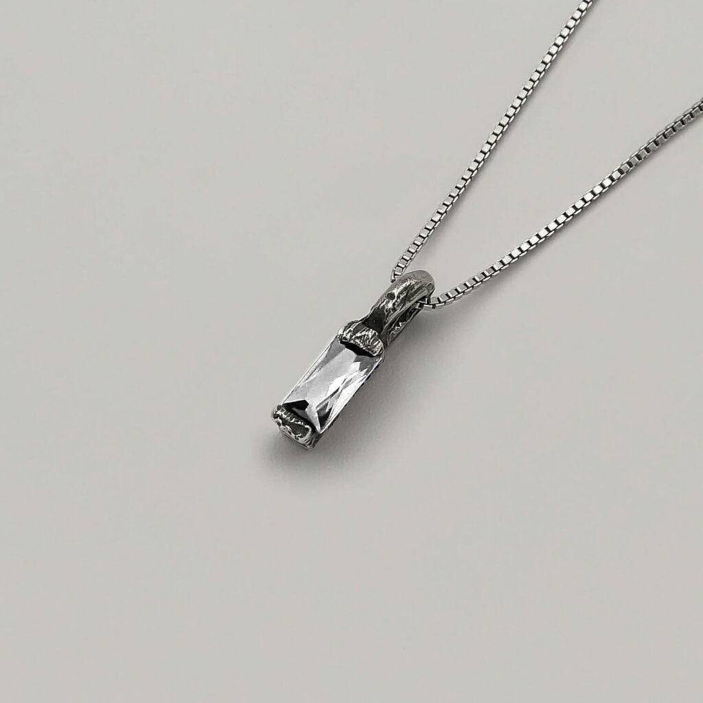 Pingente Crescer Zircônia - Prata 925
