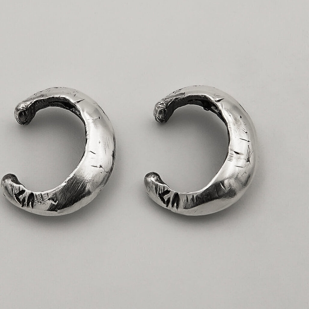 Par Ear Cuff HEXON - Prata 925