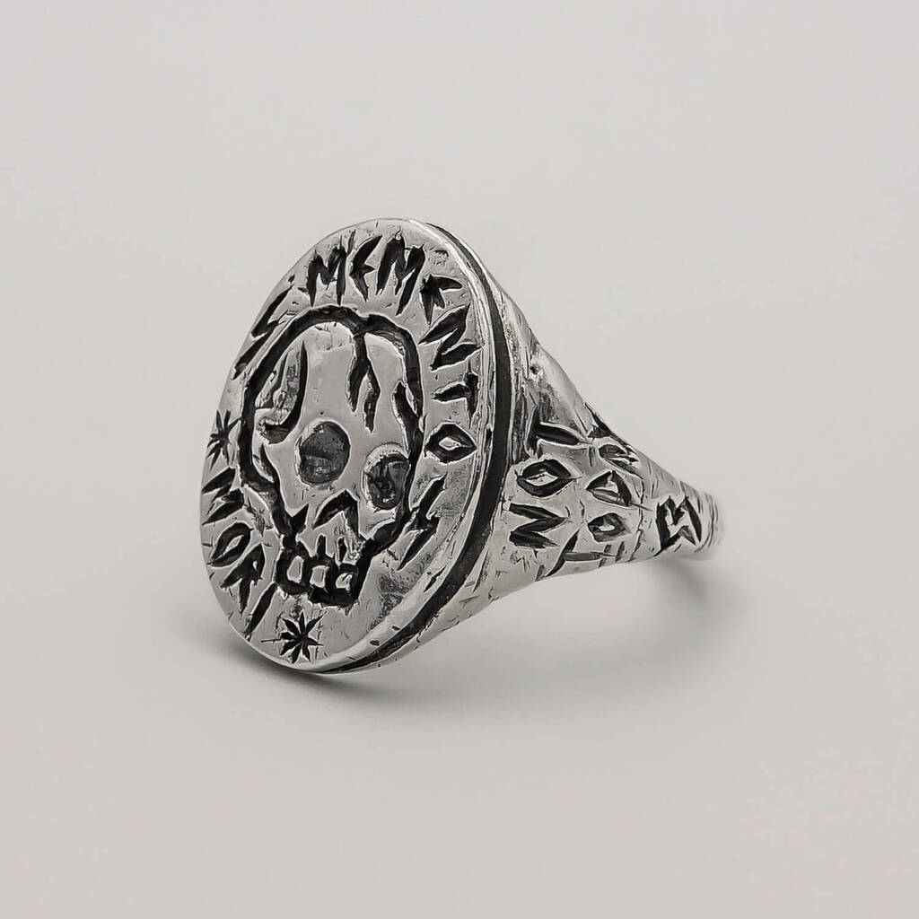 Mix Anéis Memento Mori e You - Prata 925