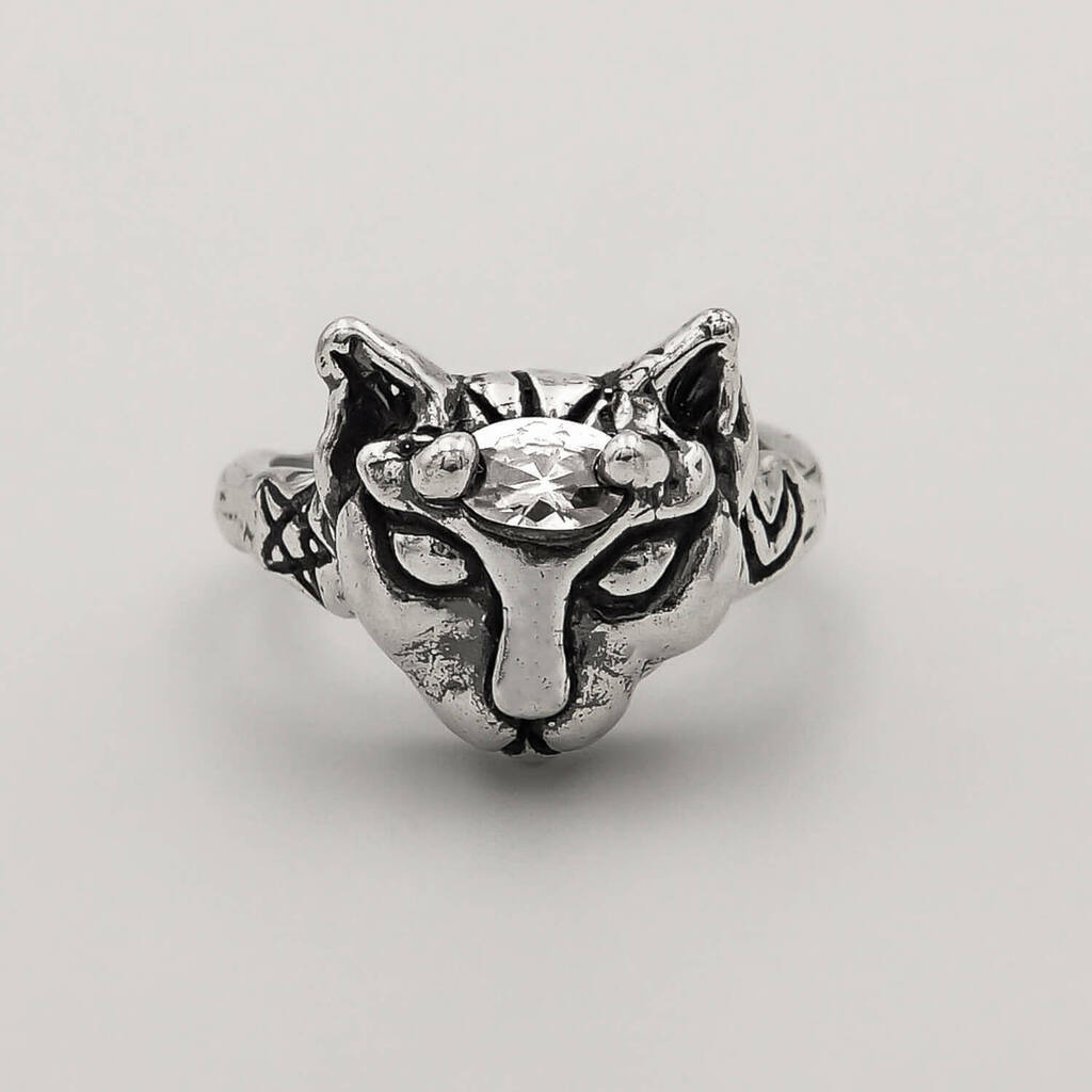 Anel Felina Zircônia - Prata 925