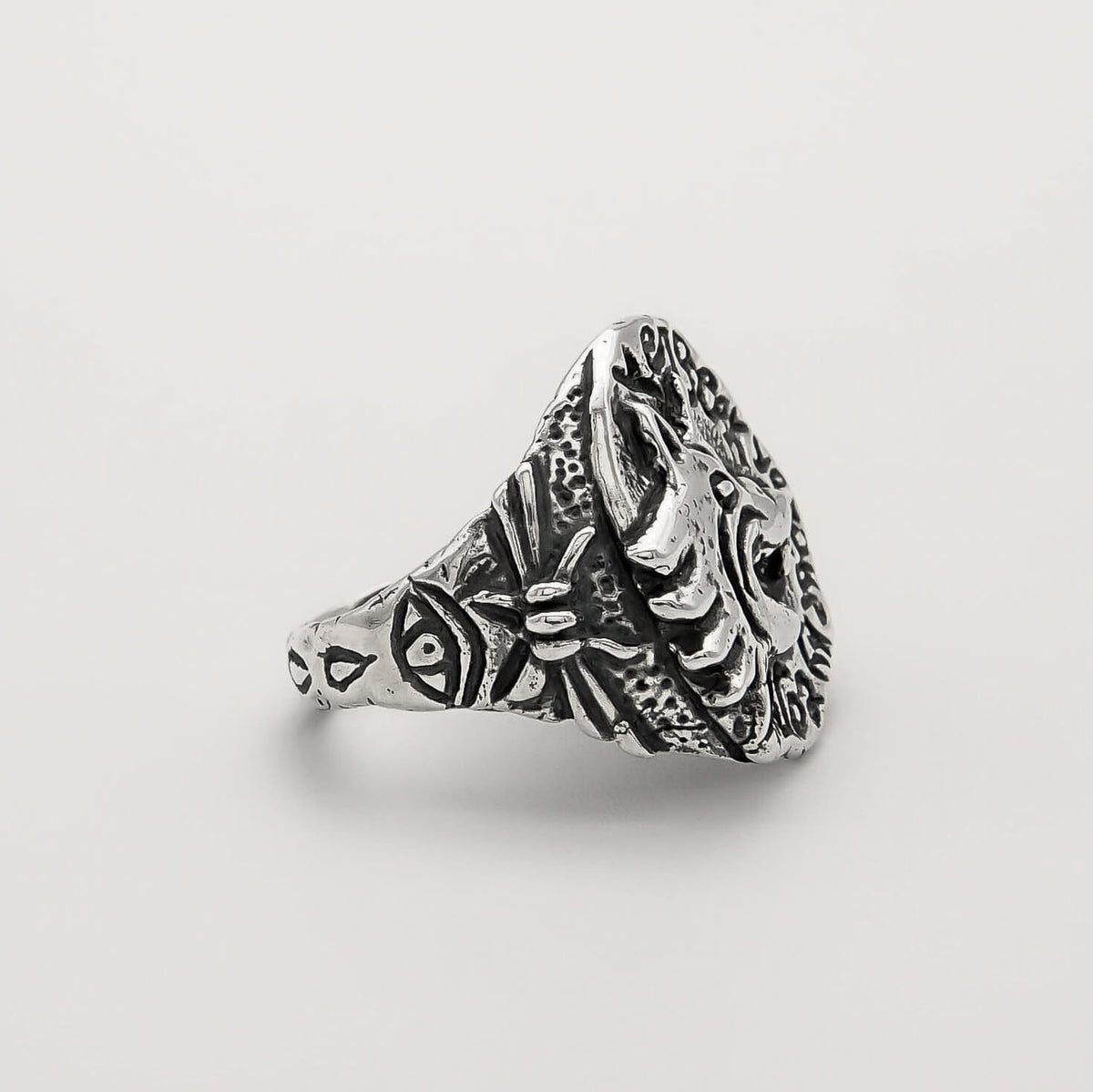Anel Wolf Russian - Prata 925