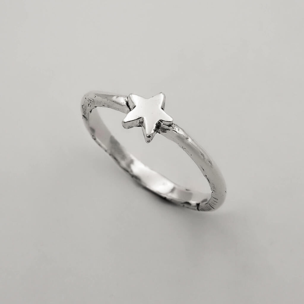 Trio Alianças Estrela - Prata 925