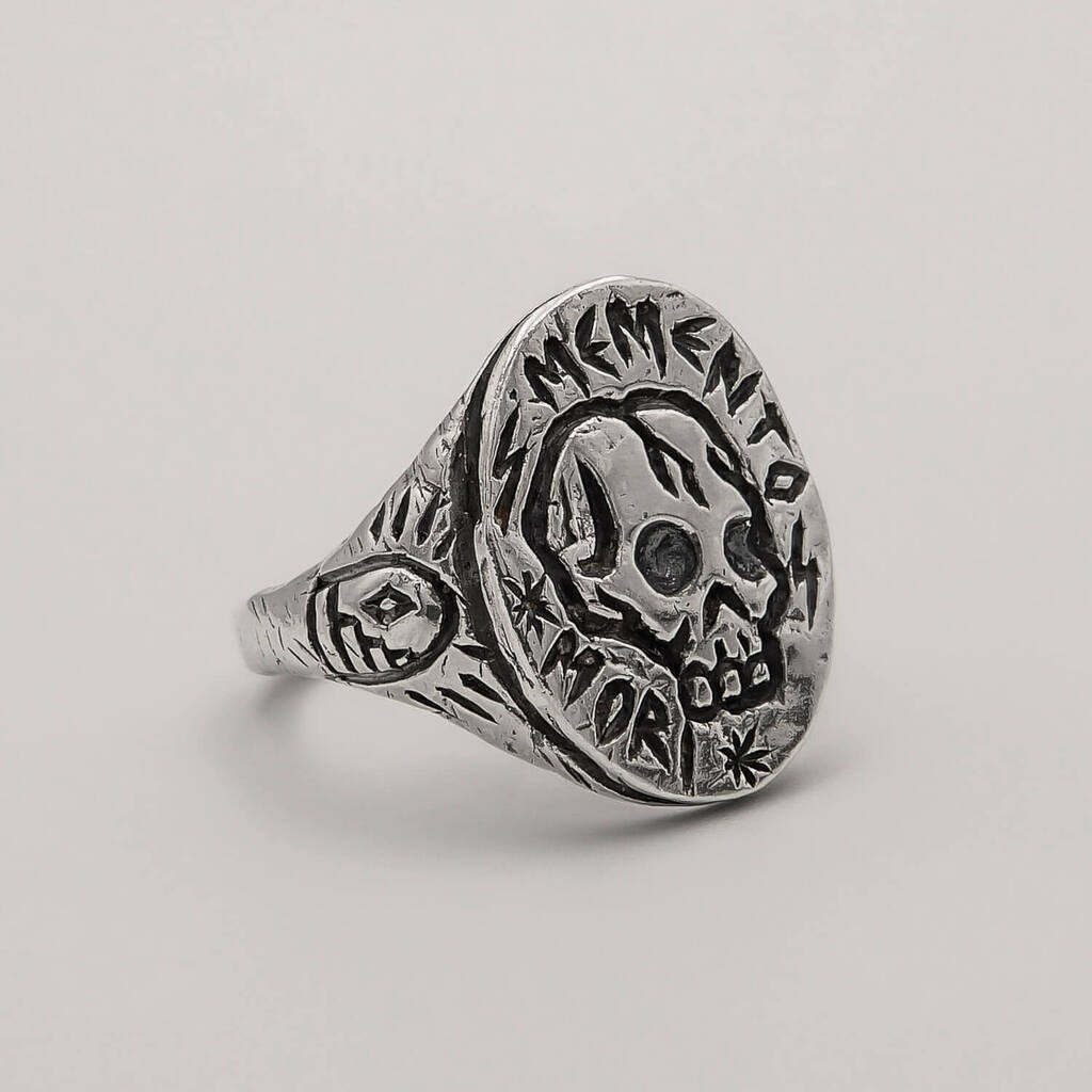 Mix Anéis Memento Mori e You - Prata 925