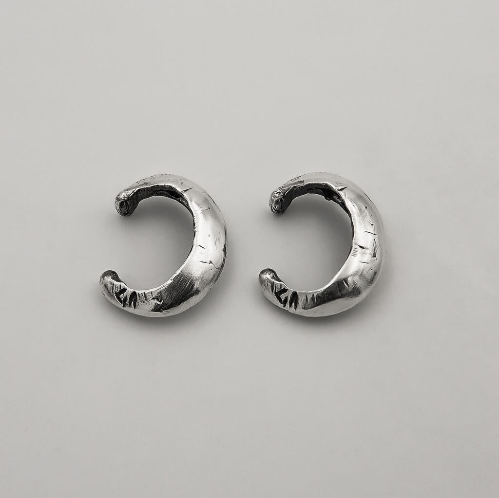 Par Ear Cuff HEXON - Prata 925