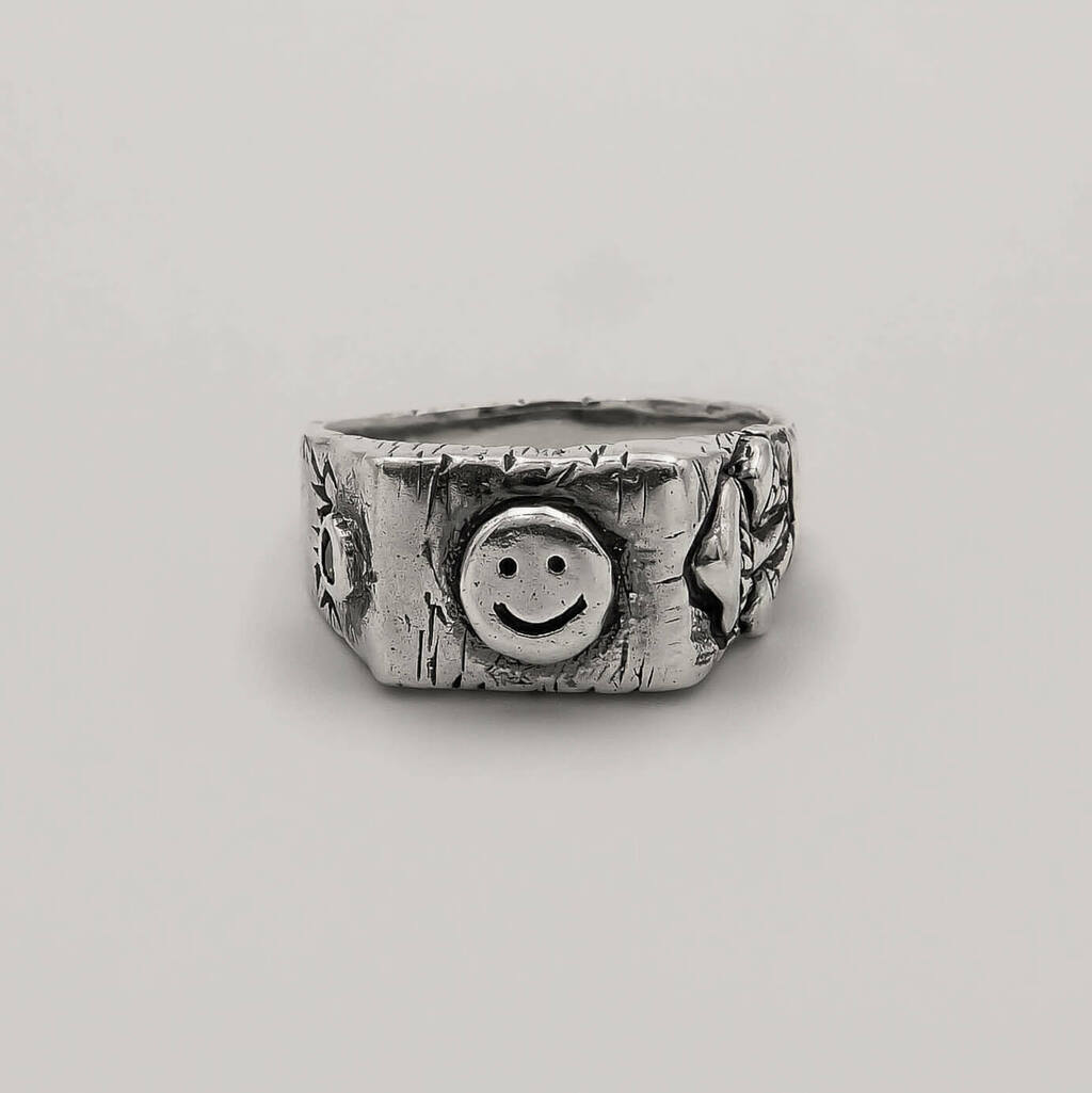 Anel Sorriso do Louco - Prata 925