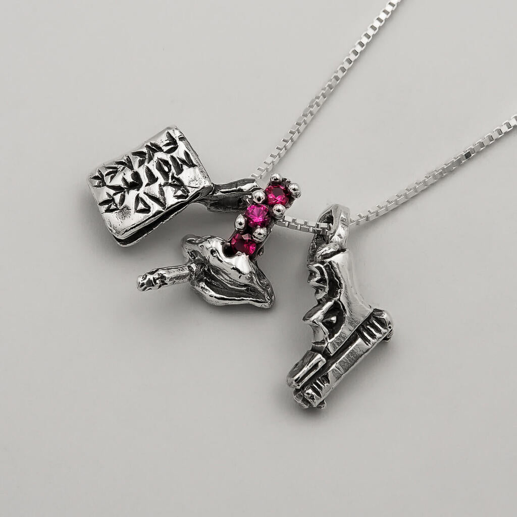 Mix Trio Pingentes Pulp Rubi - Prata 925