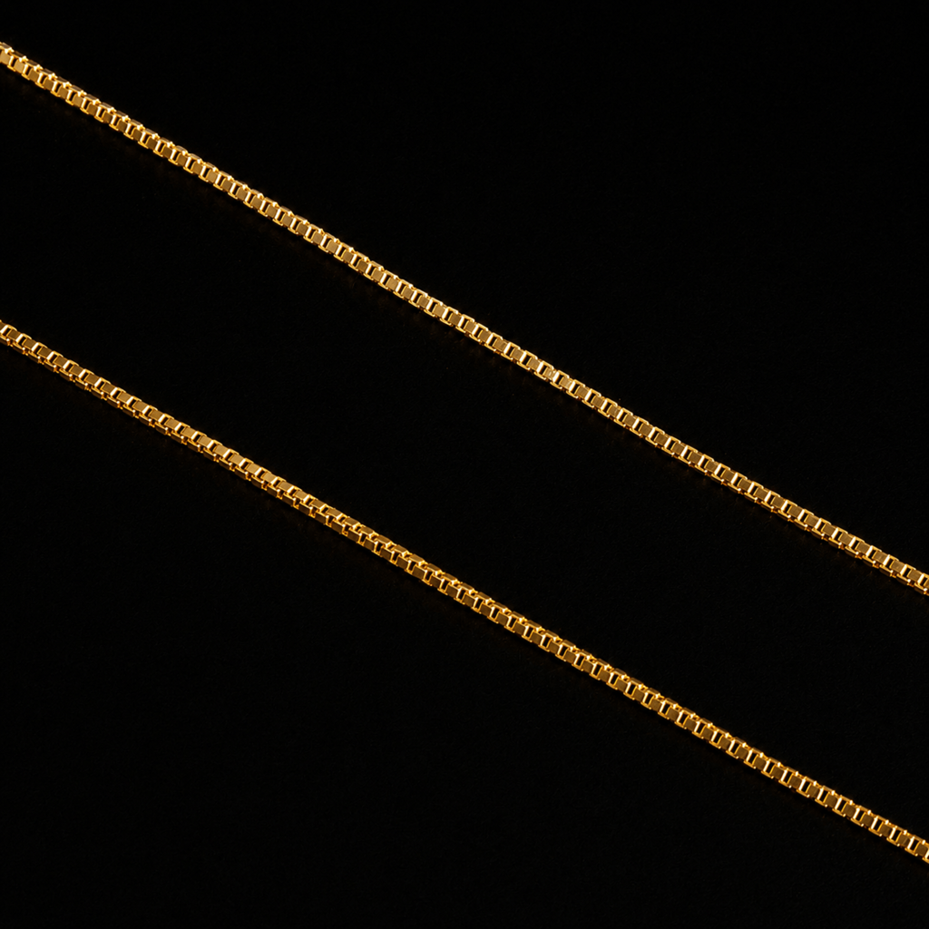 Corrente Veneziana - 60 CM Banho Ouro
