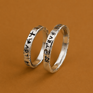 Par Alianças True Love com Estojo Especial - Prata 925