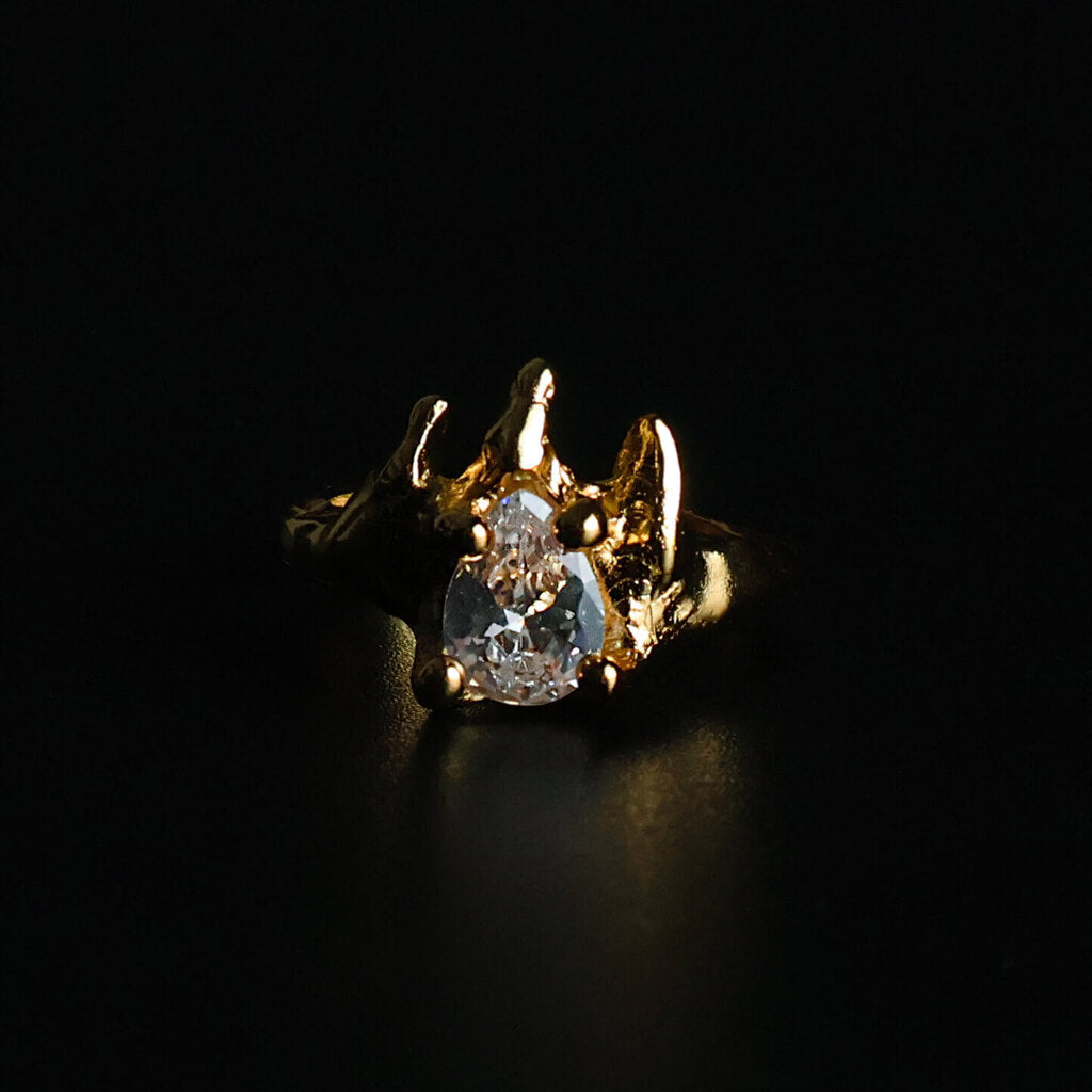 Anel Desejo Zircônia - Banho Ouro