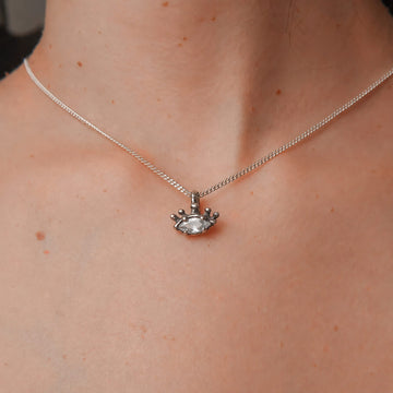Pingente Olhar Zircônia - Prata 925