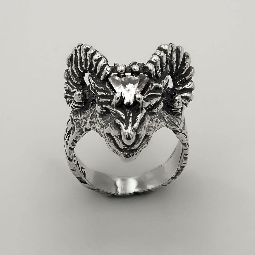 Anel Goat Zircônia - Prata 925