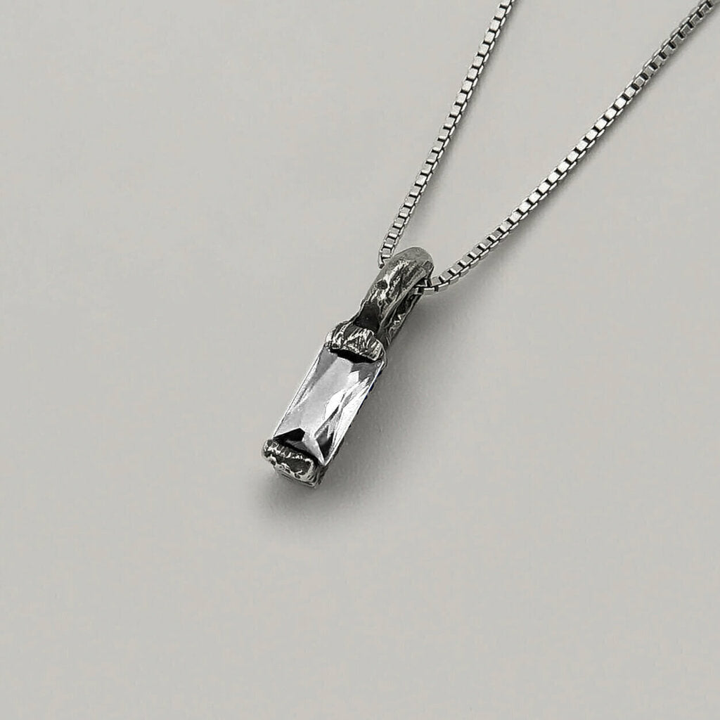 Pingente Crescer Zircônia - Prata 925