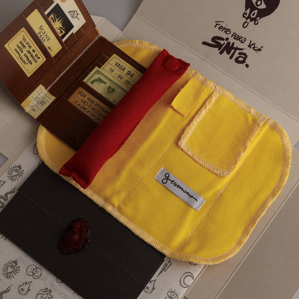 Estojo Porta-Joias PULP - Amarelo e Vermelho + Encarte Especial (Edição Limitada)