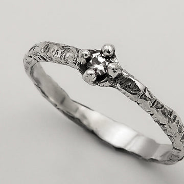Aliança Alma Zircônia - Prata 925